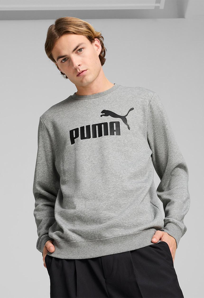 PUMA - ESS No. 1 Logo Crew FL - Medium Gray Heather