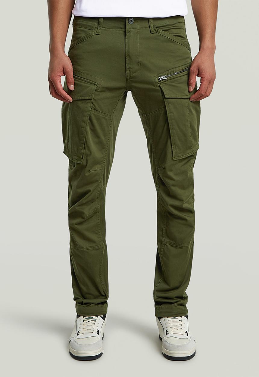 G-STAR - Rovic zip 3d regular tapered - dk bronze green