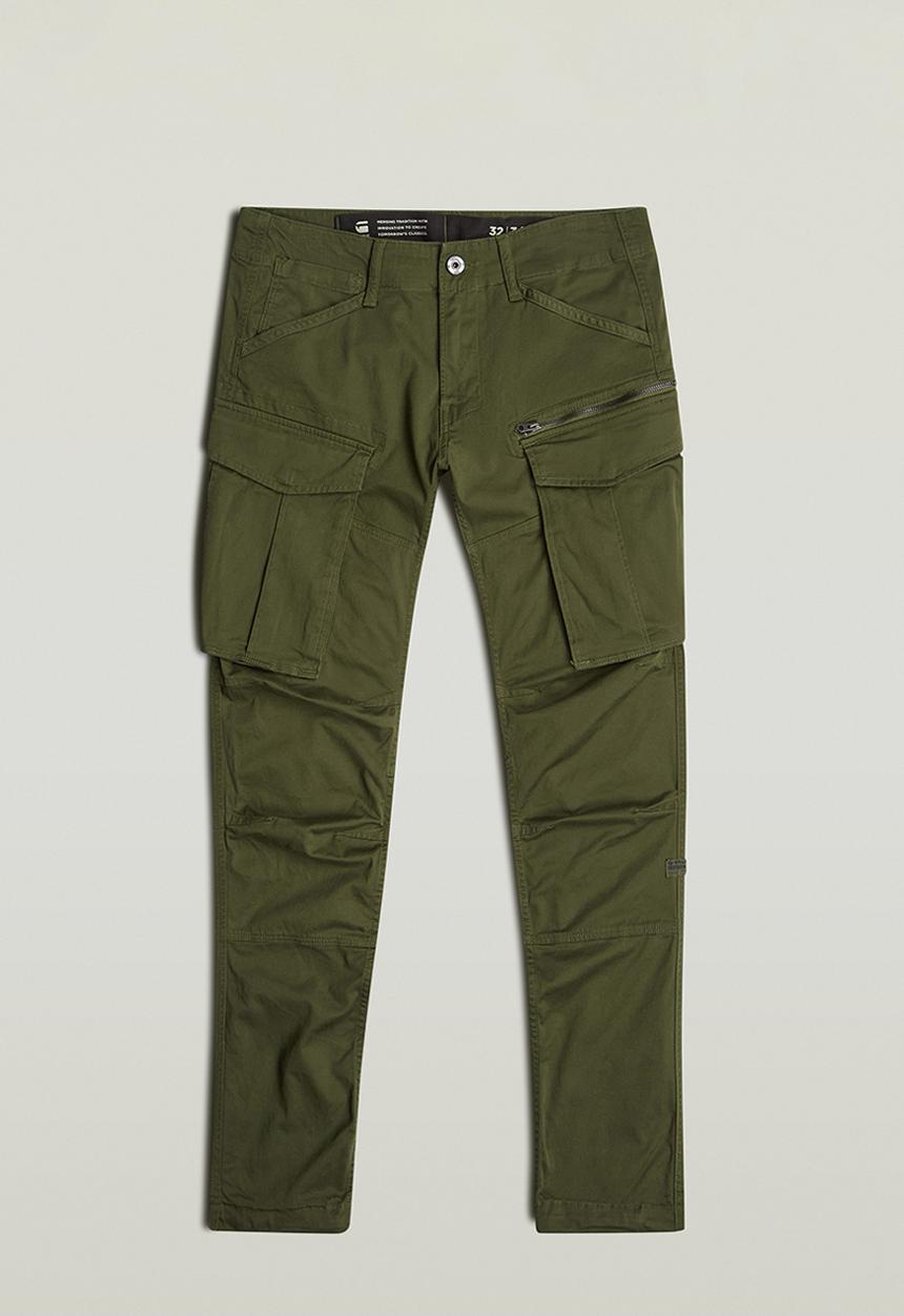 G-STAR - Rovic zip 3d regular tapered - dk bronze green