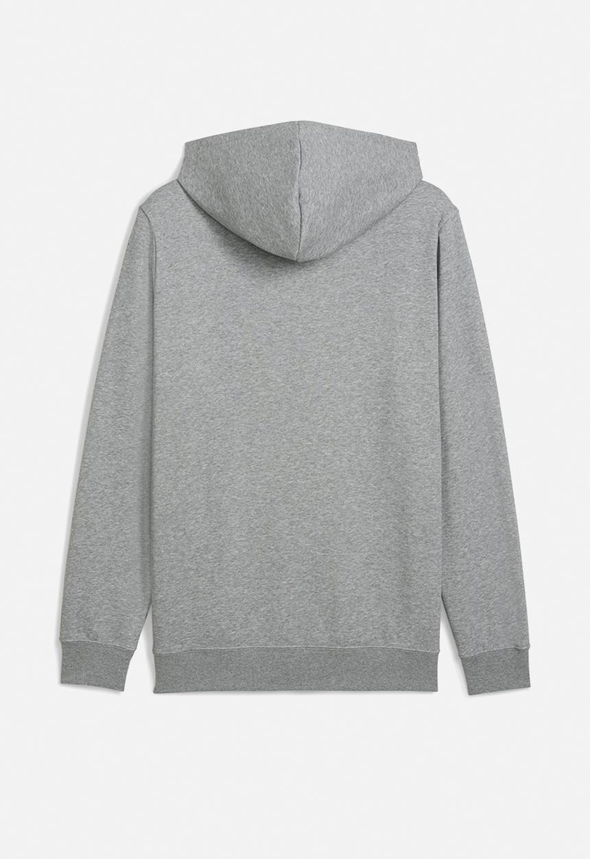 PUMA - ESS Hoodie FL M - Medium Gray Heather