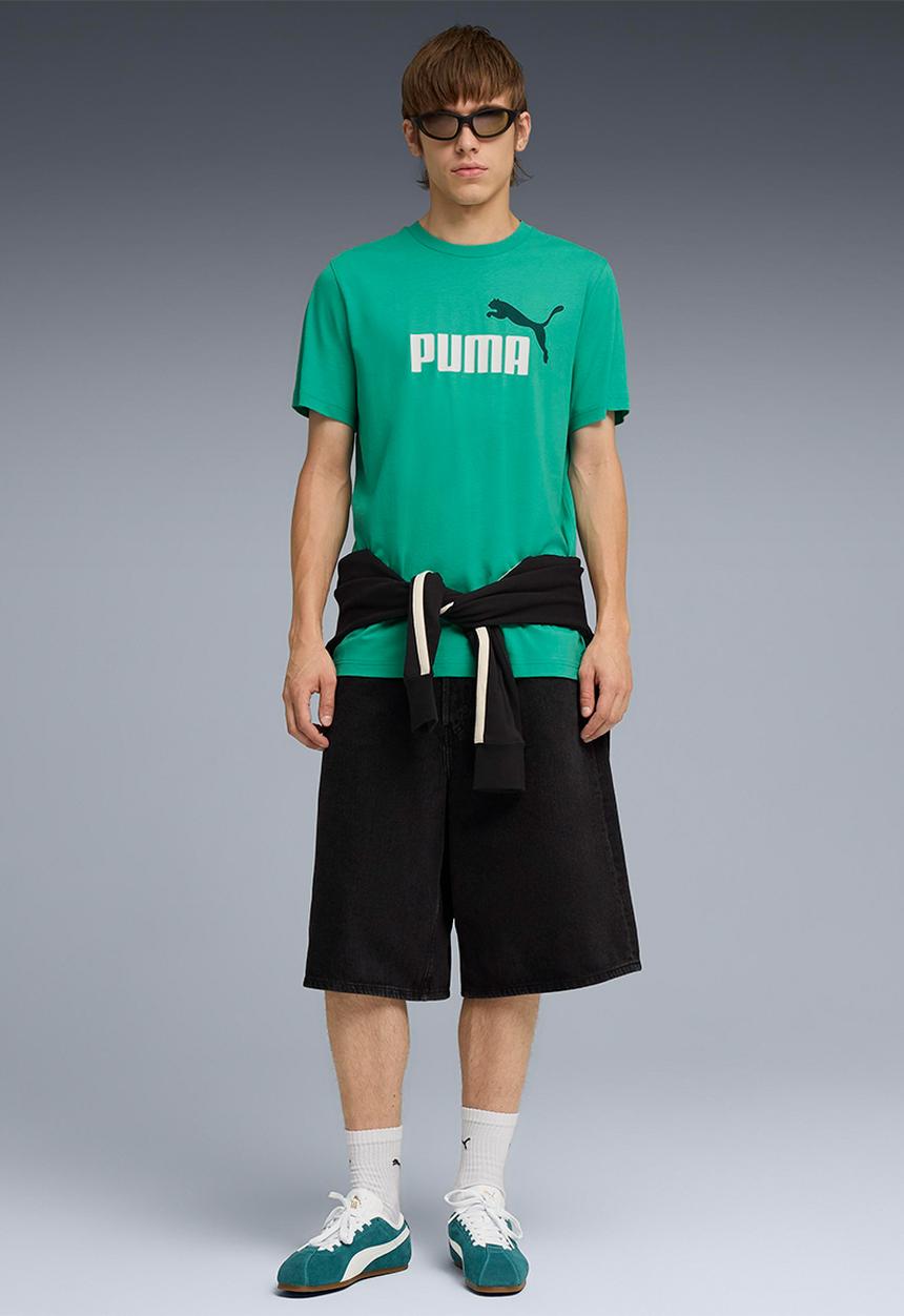 PUMA - ESS 2 COLOR No. 1 Logo Tee - Vibrant Green