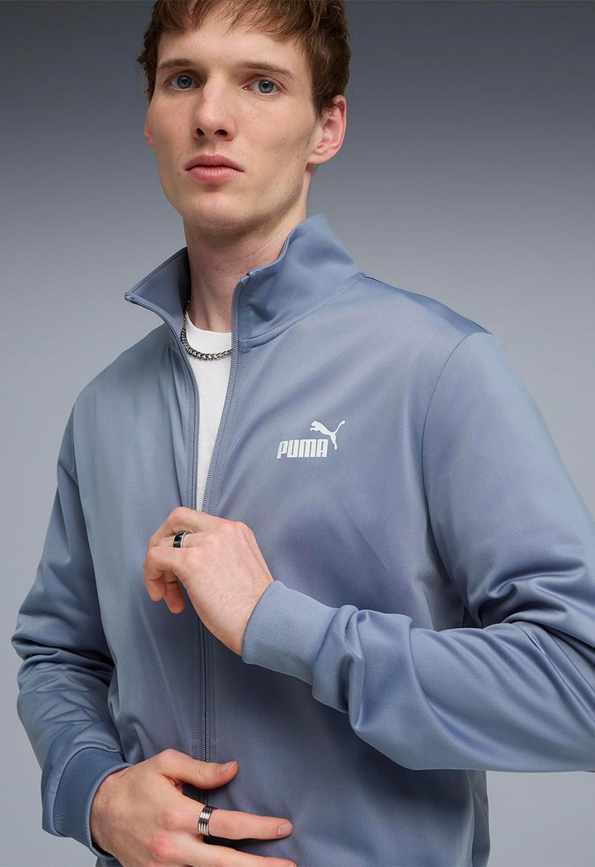 PUMA - ESS Poly Trackuit Set  - Gray Sky