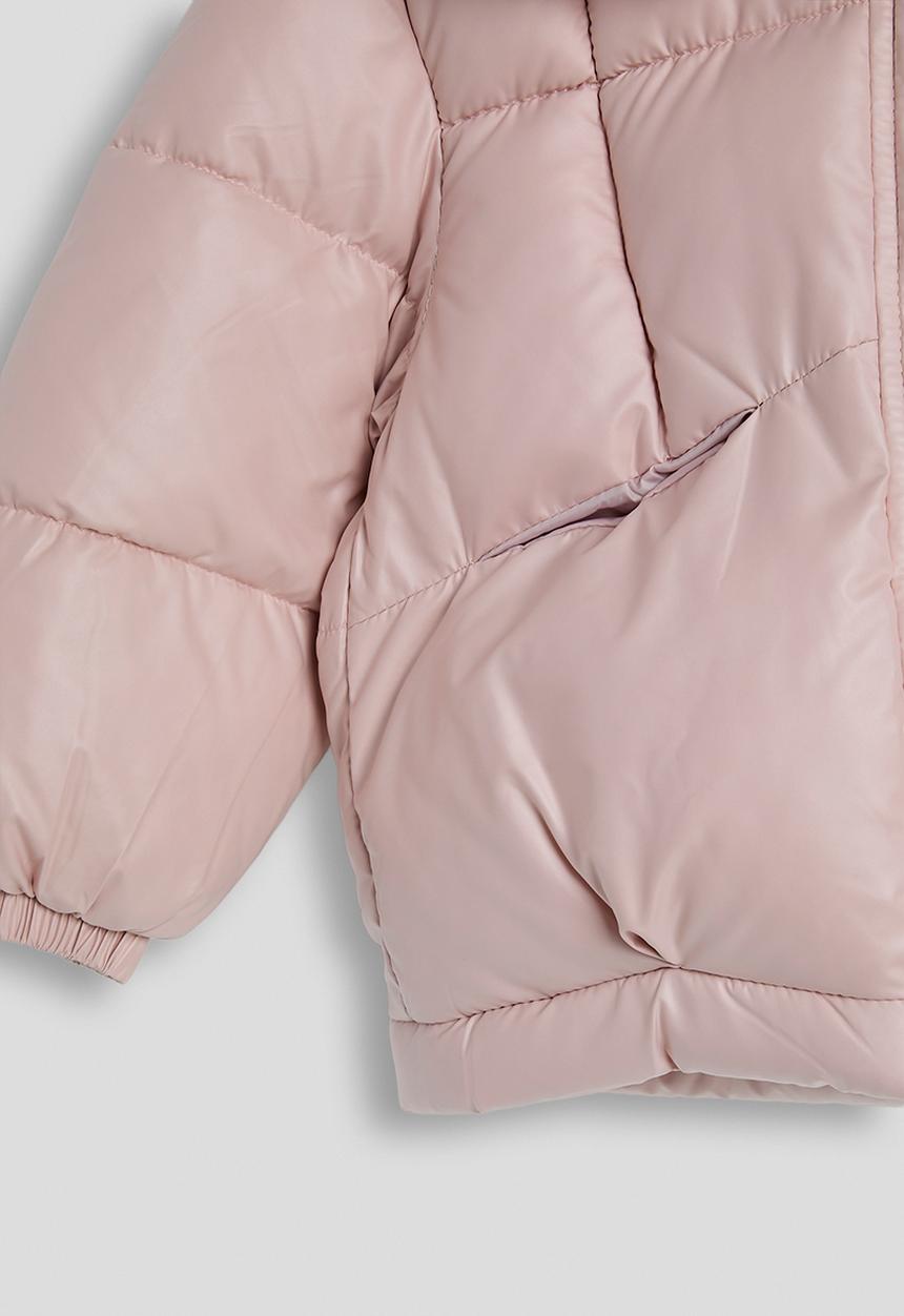 Pop Candy - Hooded puffer jacket - pink