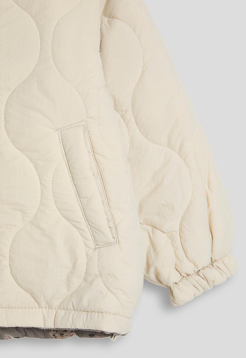 Pop Candy - Onion quilted padded jacket - stone