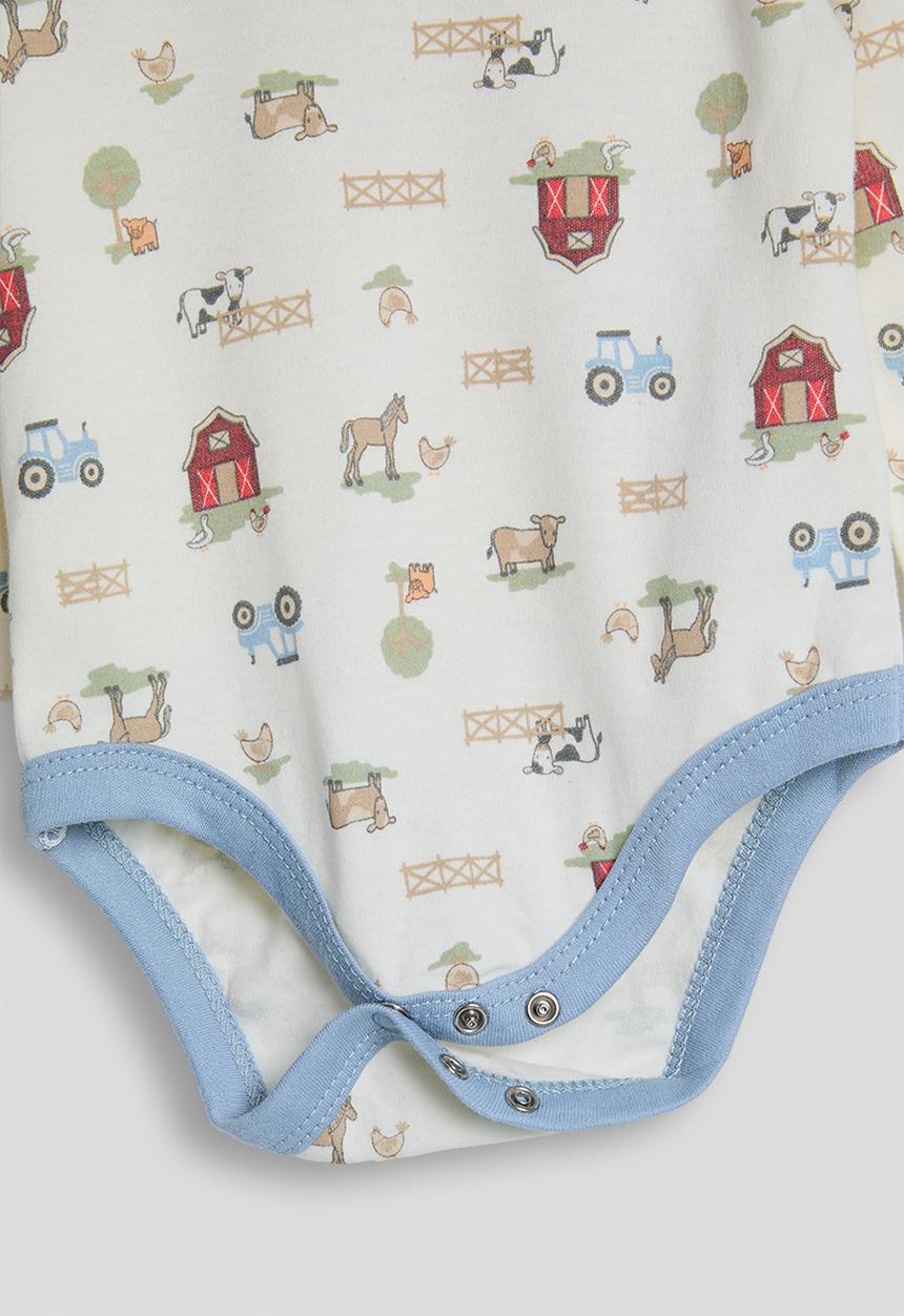 Pop Candy - 3 pack bodysuit - blue/neutral/multi