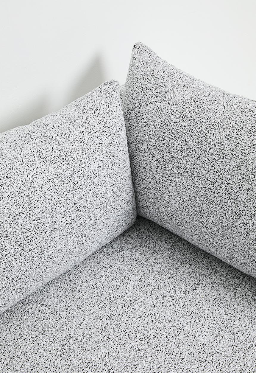 Zorora - Lira Luxe Daybed Left - Salt & Pepper
