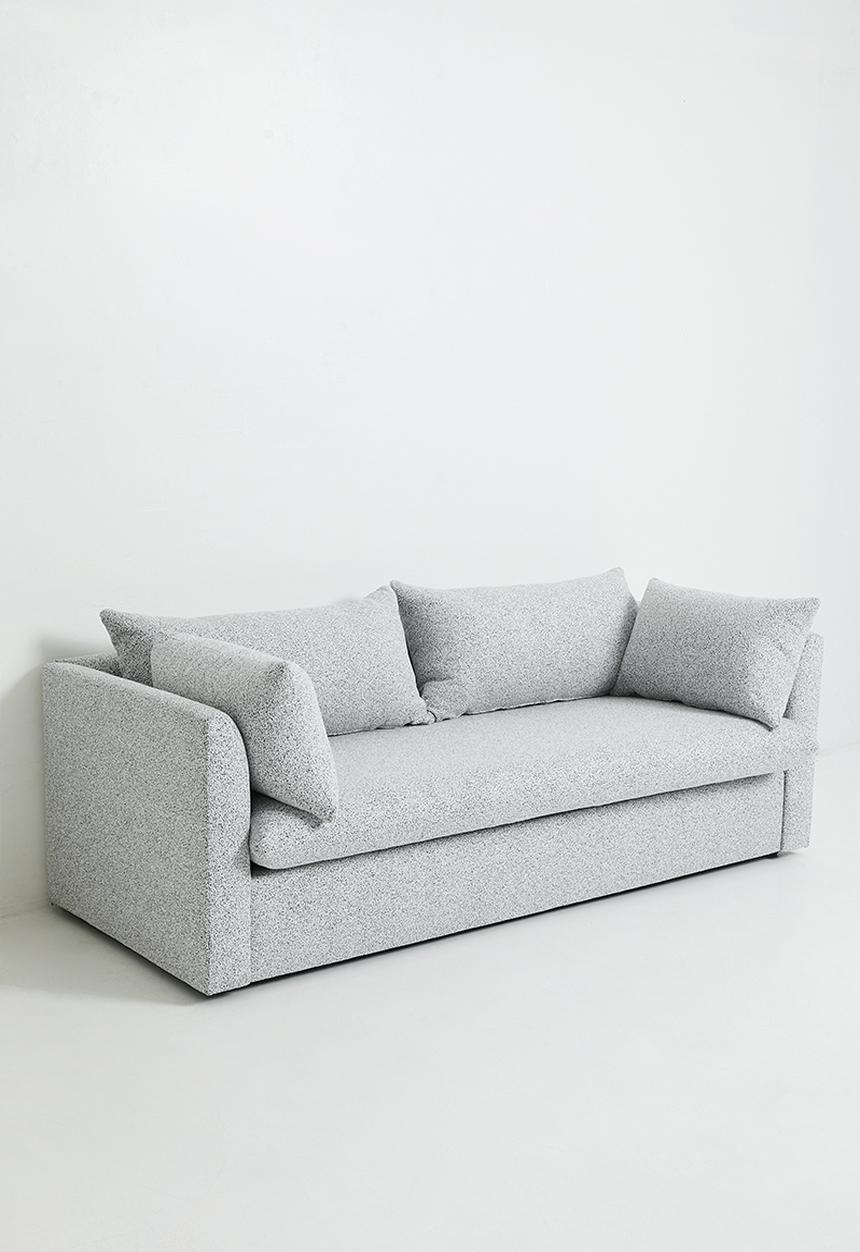 Zorora - Lira luxe 3 seater - Salt & Pepper