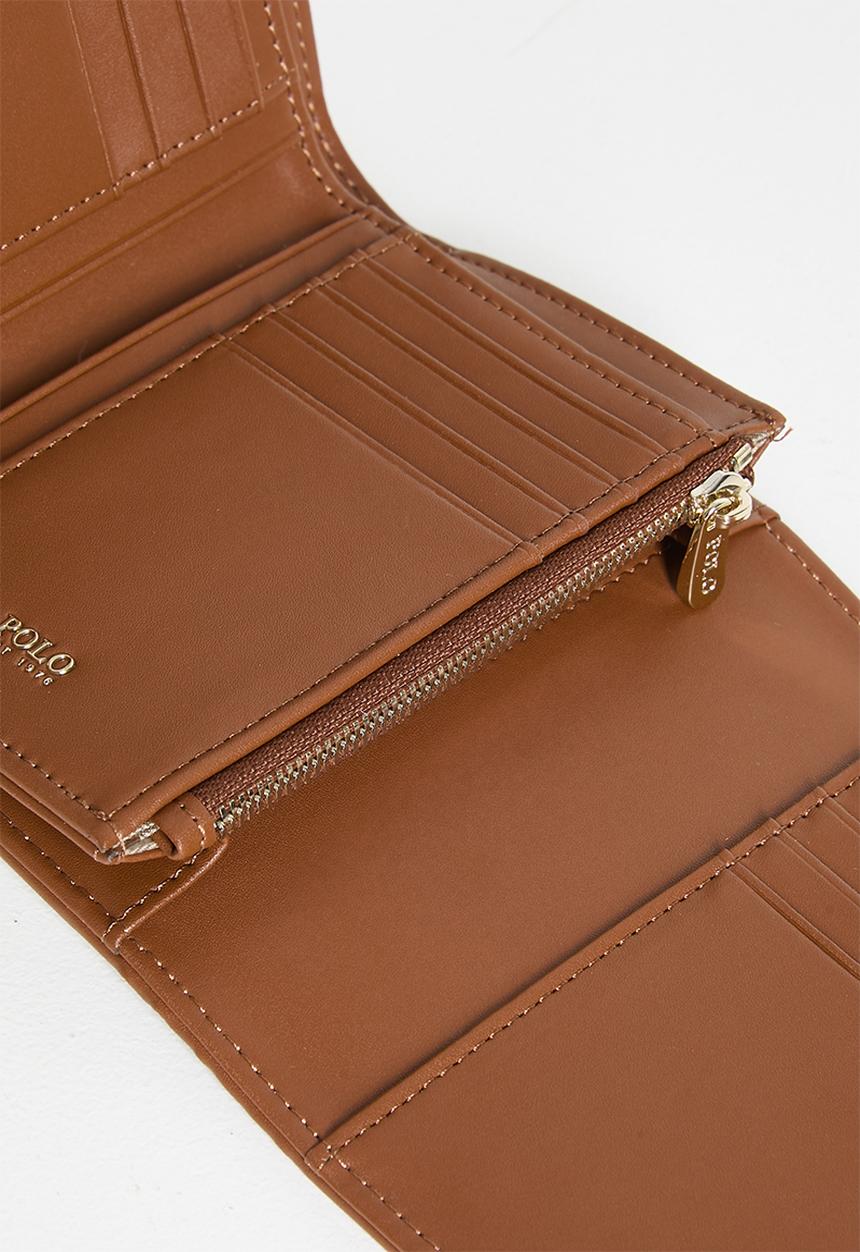 POLO - Palma medium trifold purse - maple