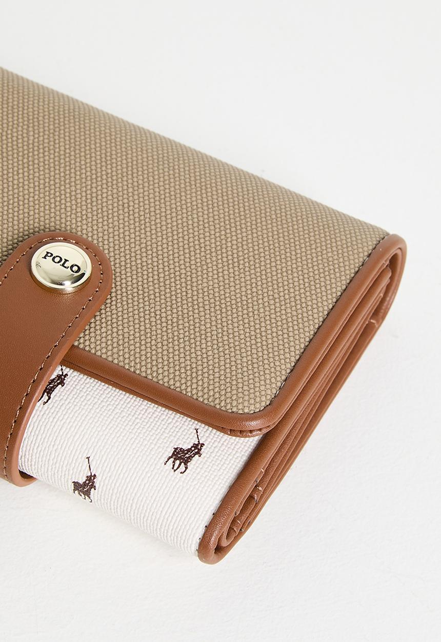 POLO - Palma medium trifold purse - maple