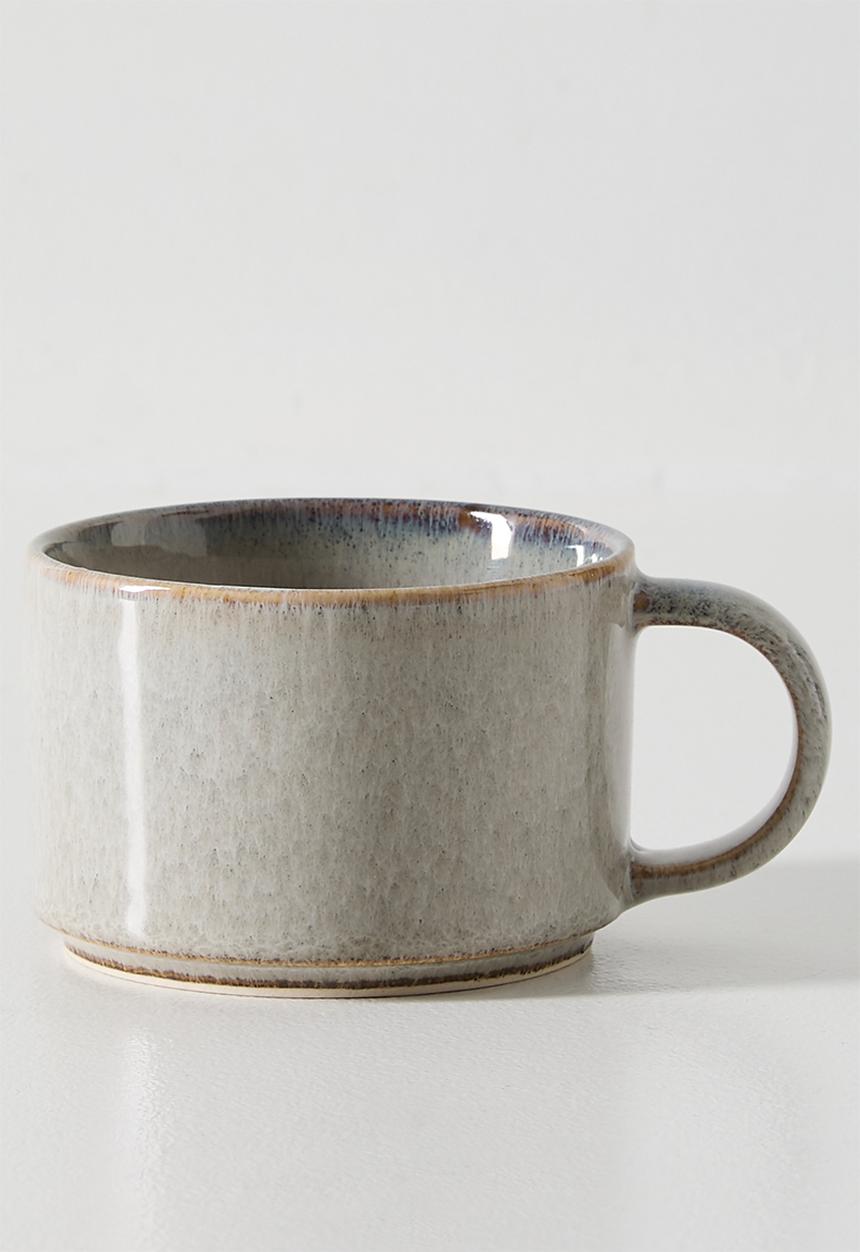 Stoneware mug - beige - 1290220001