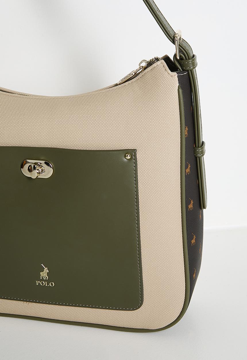 POLO - Palma shoulder bag - olive