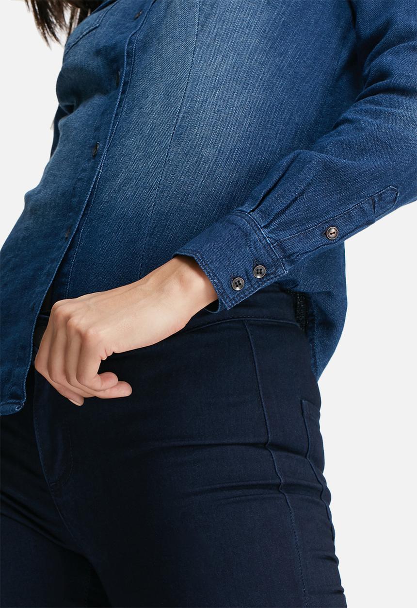 ONLY - Rock it fitted denim shirt