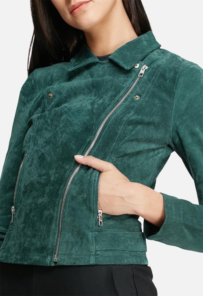 ONLY - Vega suede biker jacket