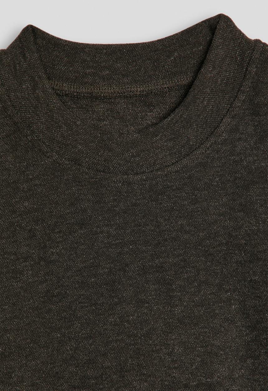 Pop Candy - Melange long sleeved tee - dark brown
