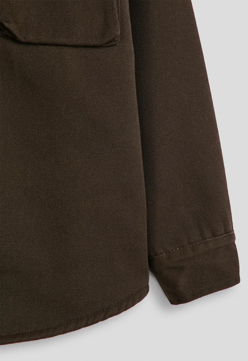 Pop Candy - Cargo-style shacket - brown