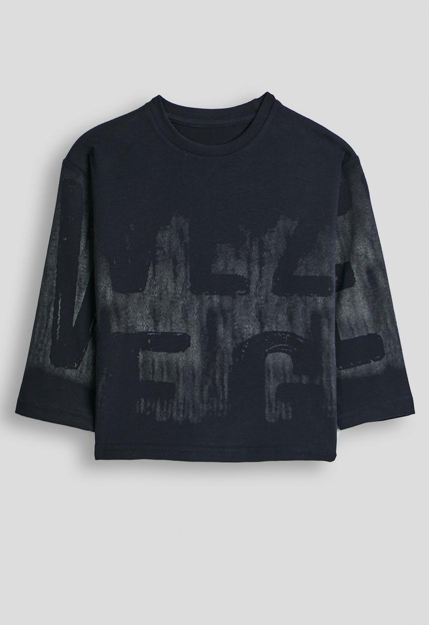 Long sleeved tee - navy