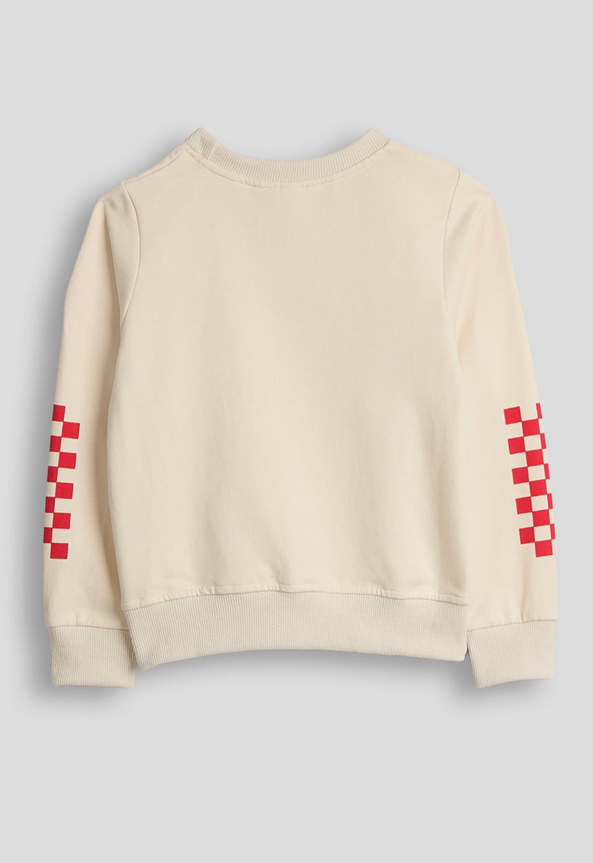 Pop Candy - Graphic sweatshirt - cream/monster truck