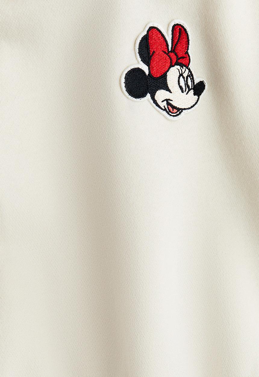 H&M - 2-Piece motif-detail set - light beige/minnie mouse