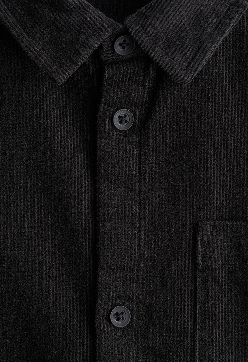H&M - Cotton corduroy shirt - black