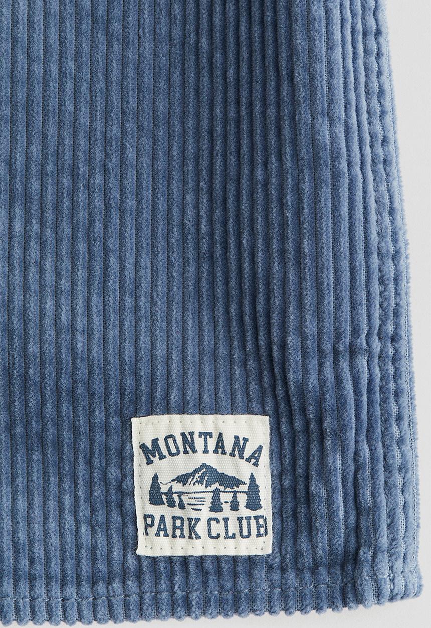H&M - Cotton corduroy overshirt - dusty blue