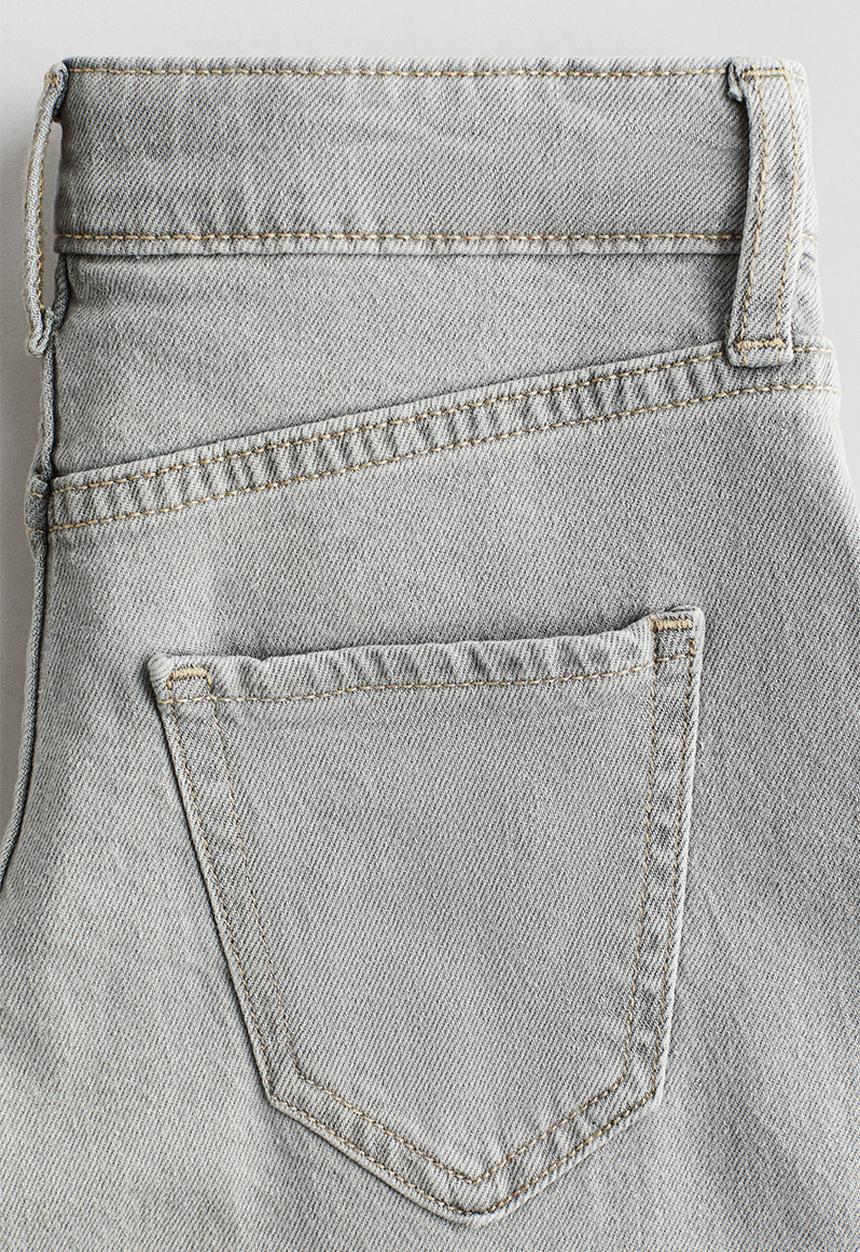 H&M - Wide leg jeans - light denim grey