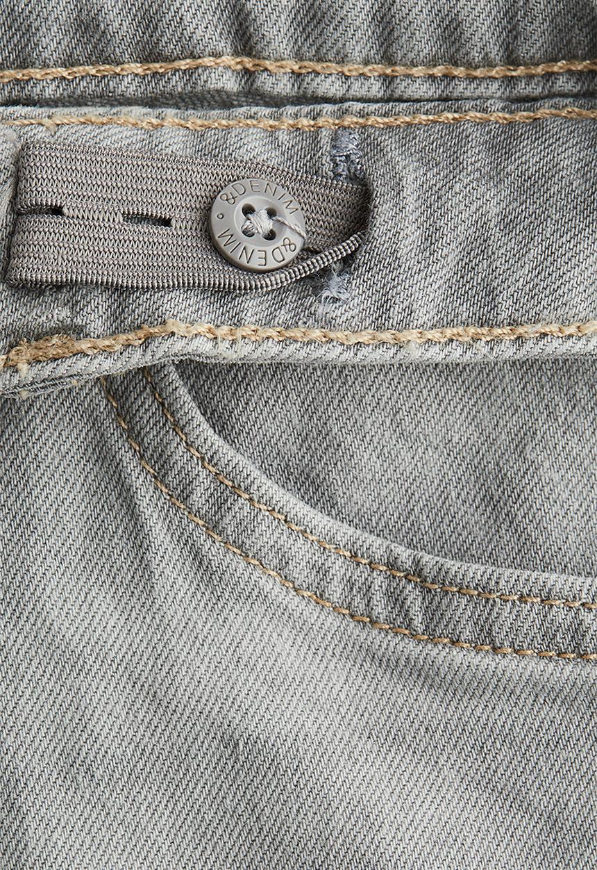 H&M - Wide leg jeans - light denim grey