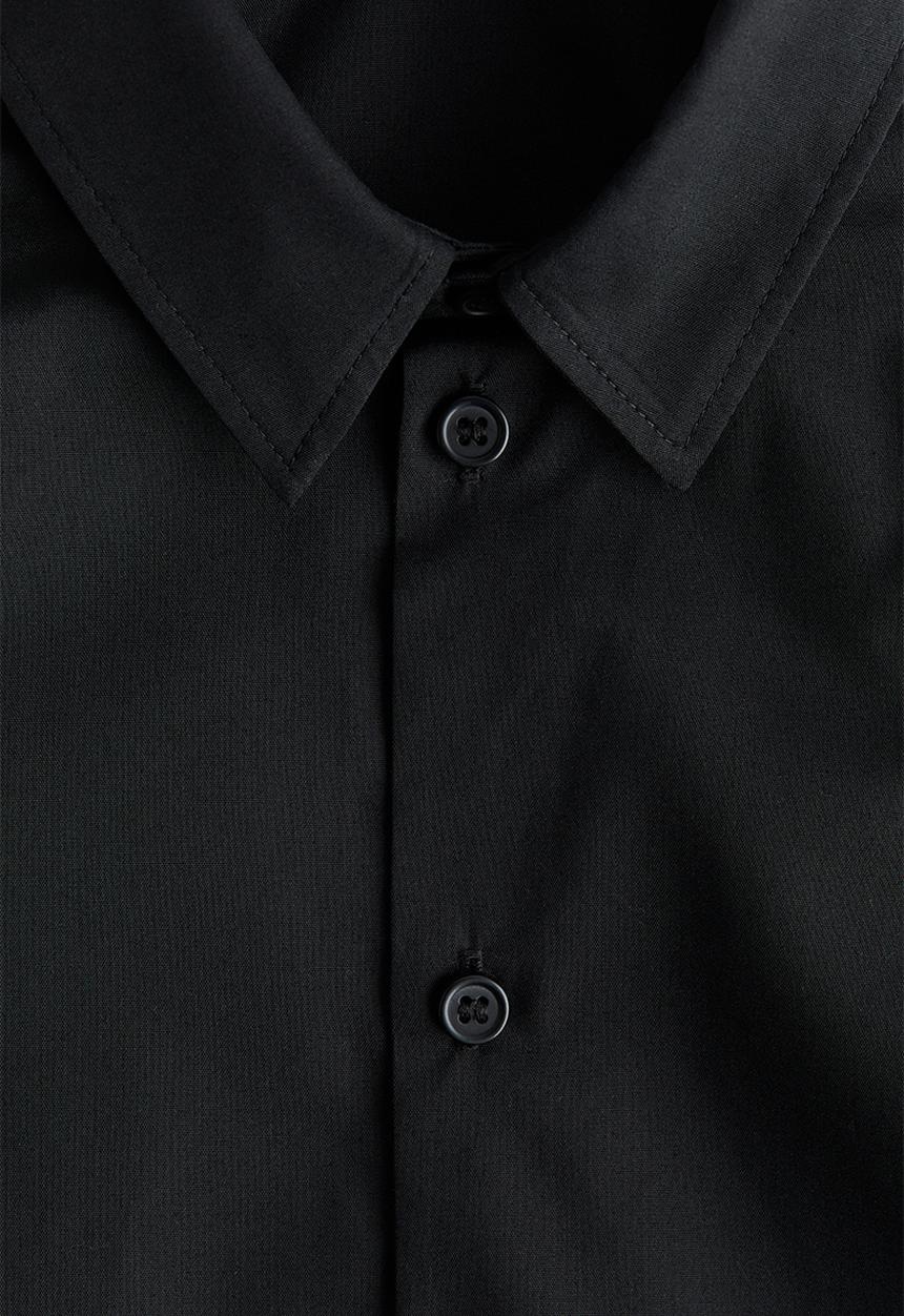 H&M - Easy-iron shirt - black