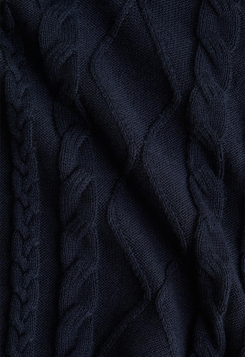 H&M - 2-Piece shirt and sweater vest set - navy blue/light blue
