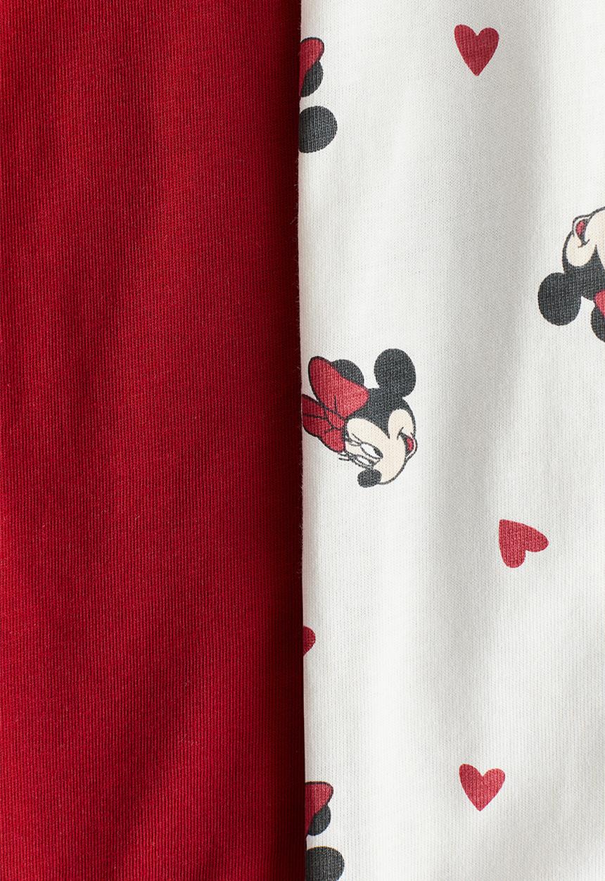 H&M - 2-Pack printed pyjamas - red/minnie mouse