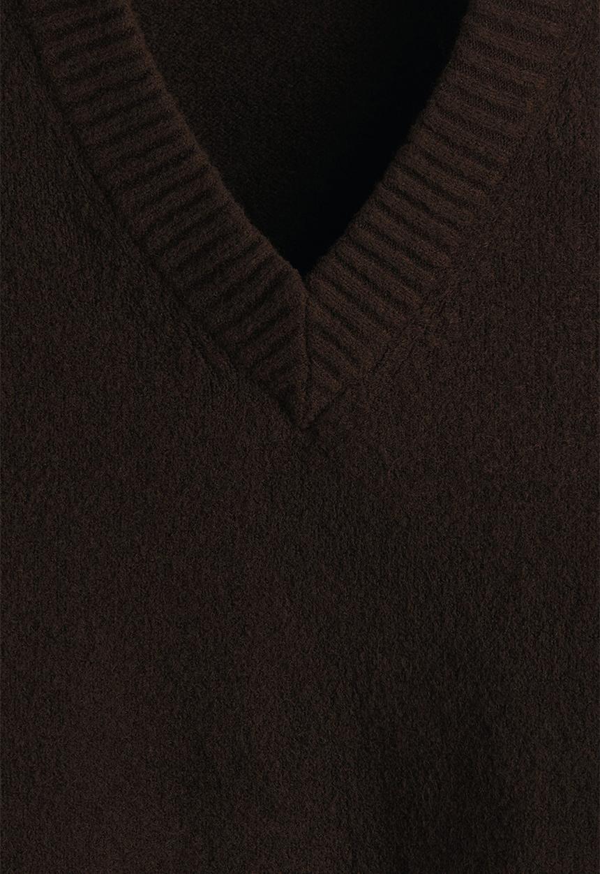 H&M - Regular fit knitted jumper - dark brown