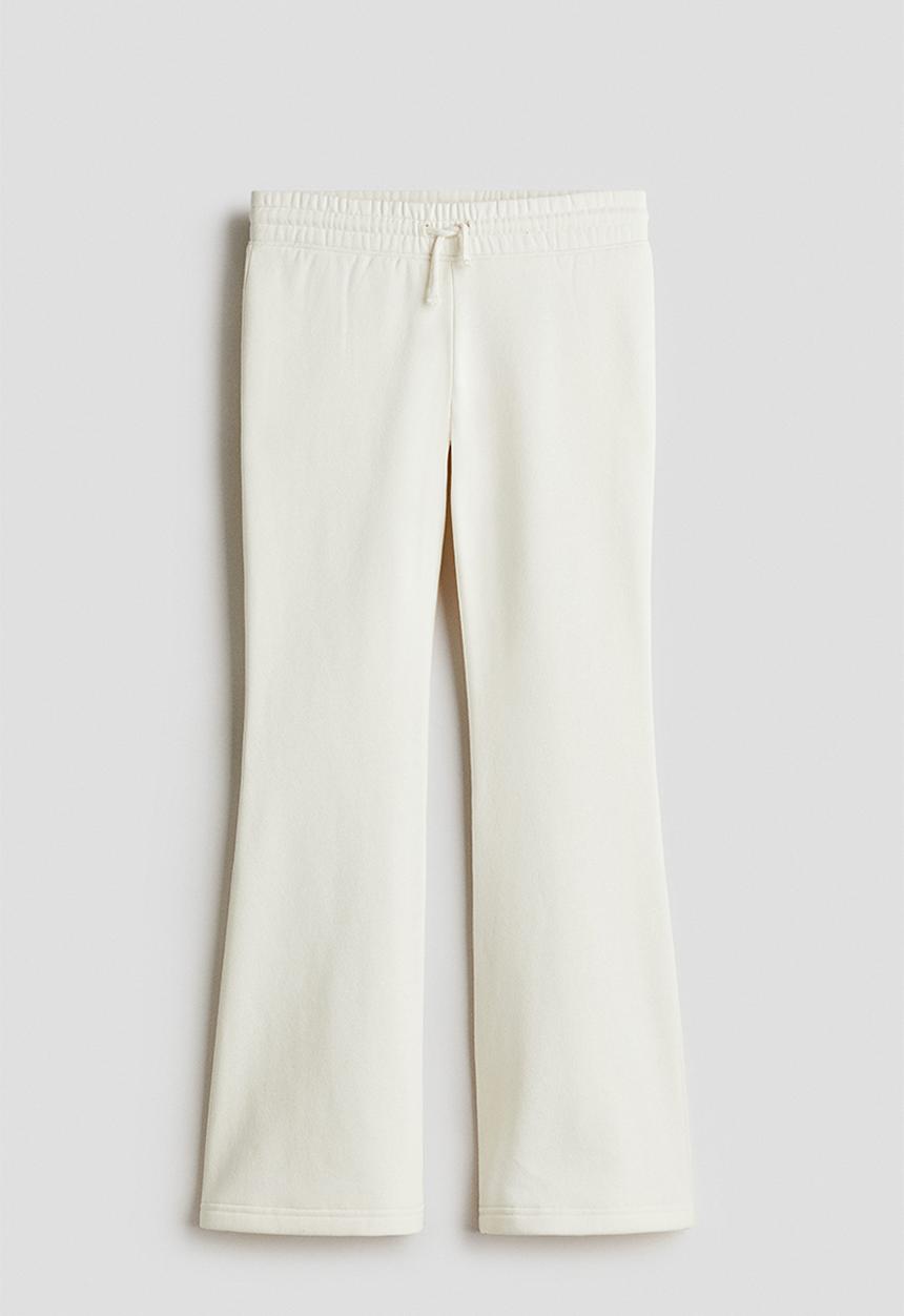 H&M - Flared joggers - white