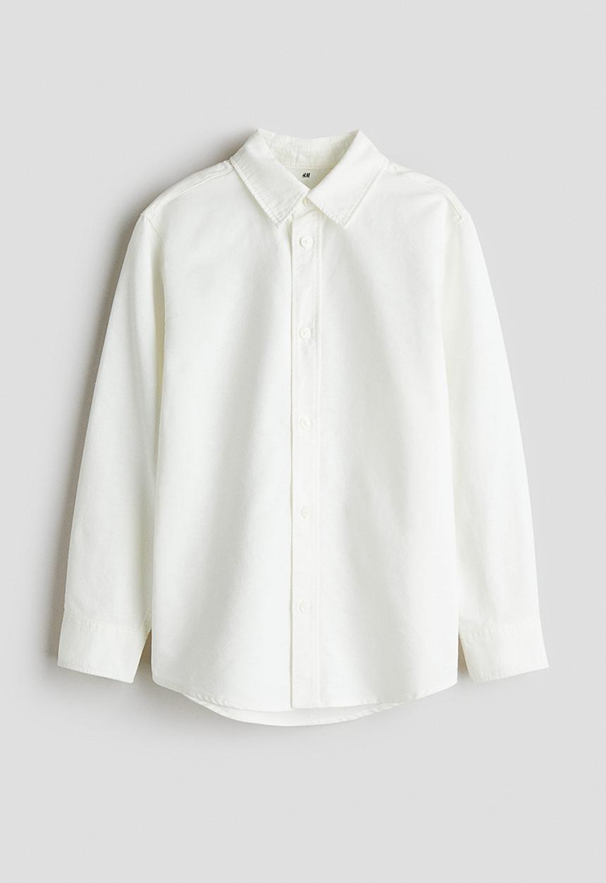H&M - Cotton shirt - white