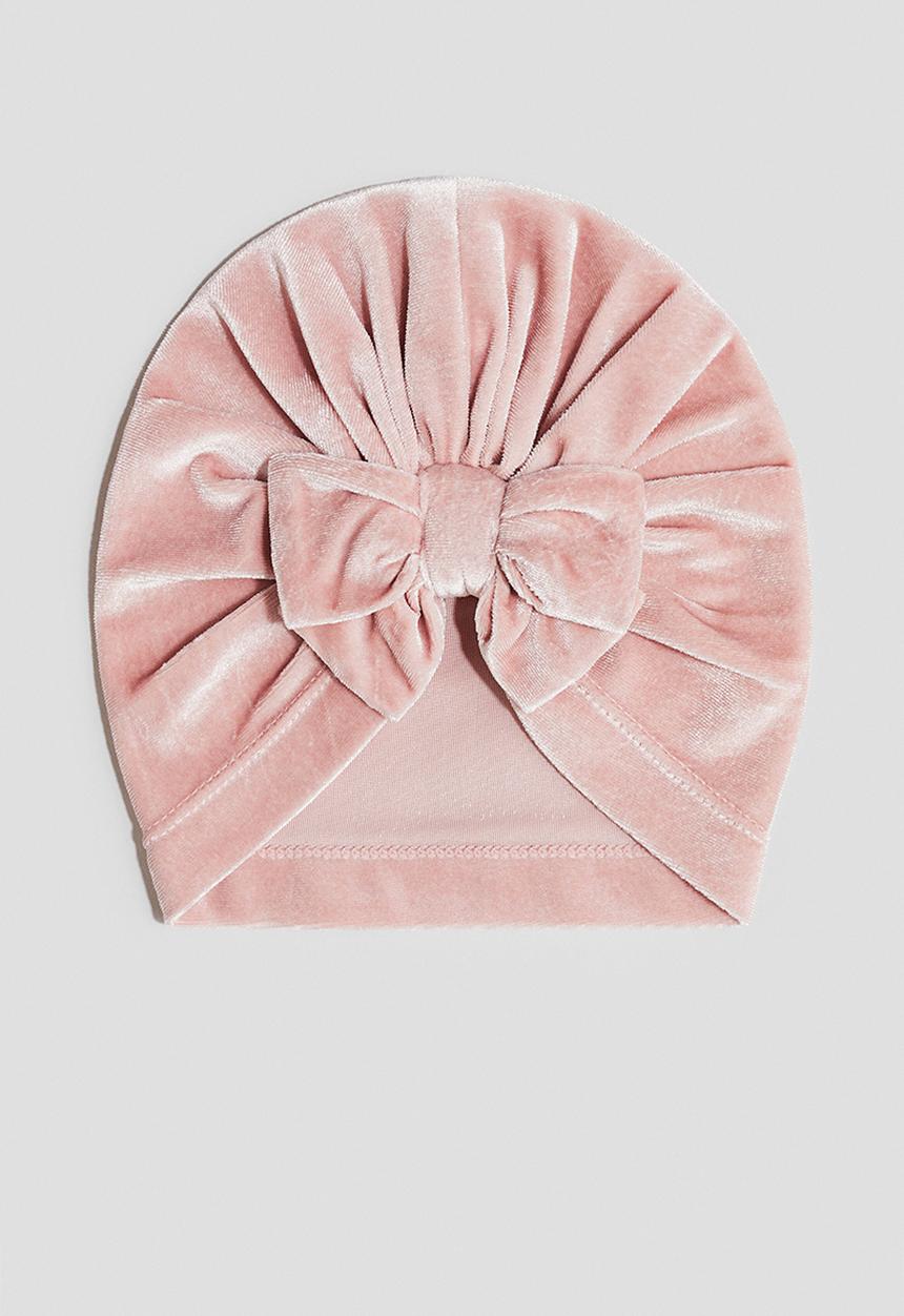 H&M - Bow-detail hat - light pink