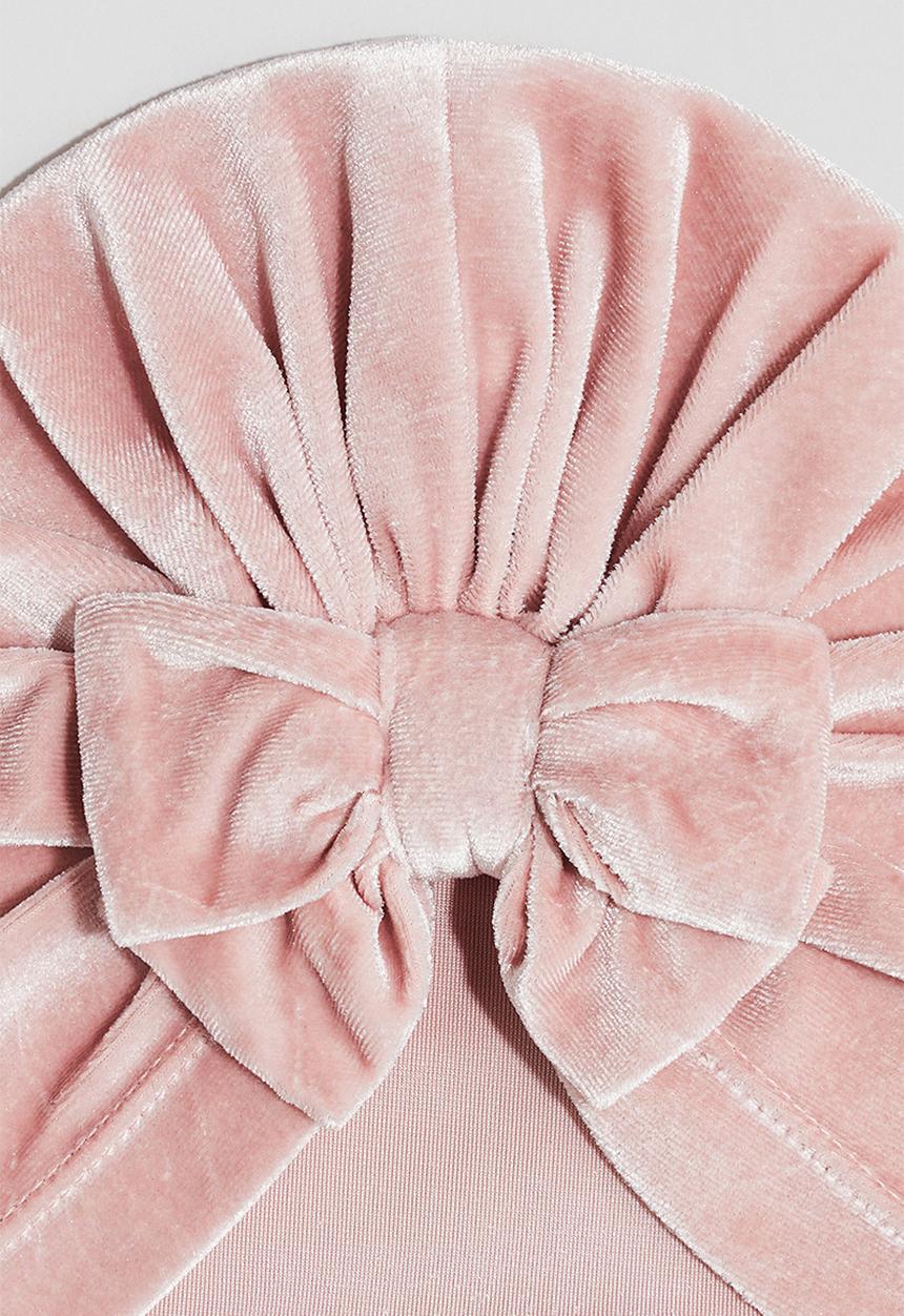 H&M - Bow-detail hat - light pink