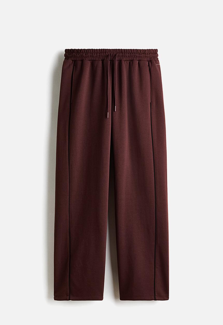 H&M - Loose fit sports joggers - burgundy