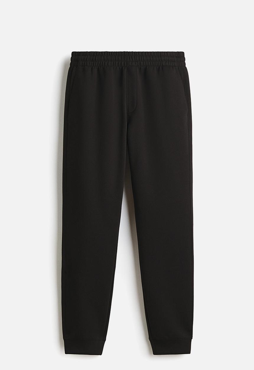H&M - Regular fit interlock sweatpants - black