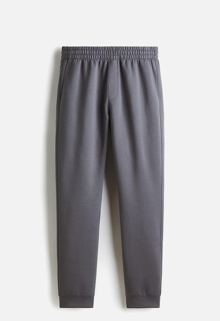 H&M - Regular fit interlock sweatpants - dark grey