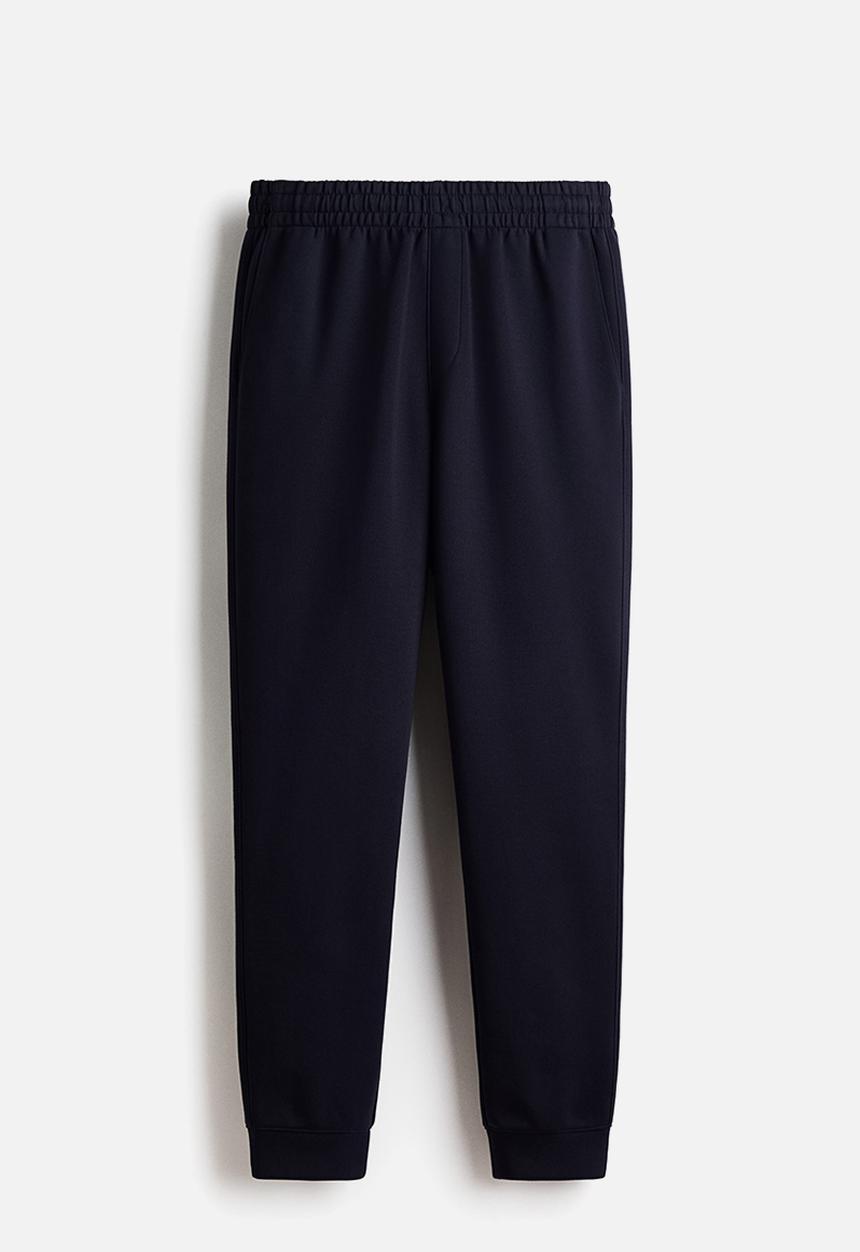 H&M - Regular fit interlock sweatpants - dark blue