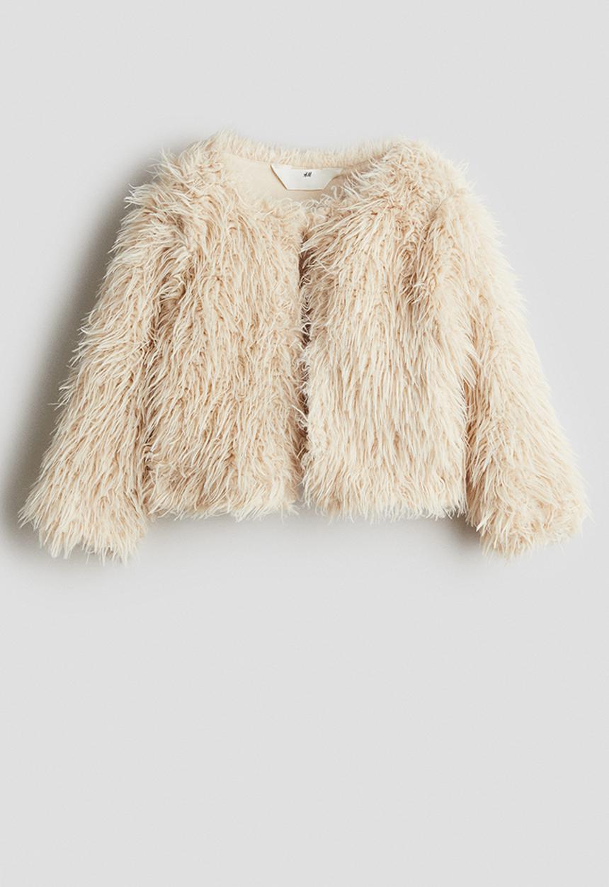 H&M - Fluffy cardigan - light beige