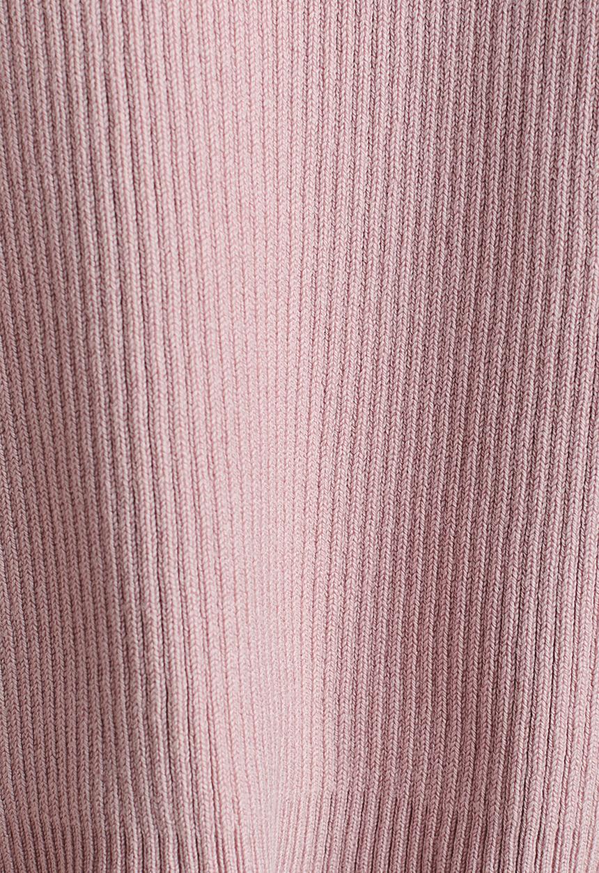 H&M - Rib-knit top - dusty pink