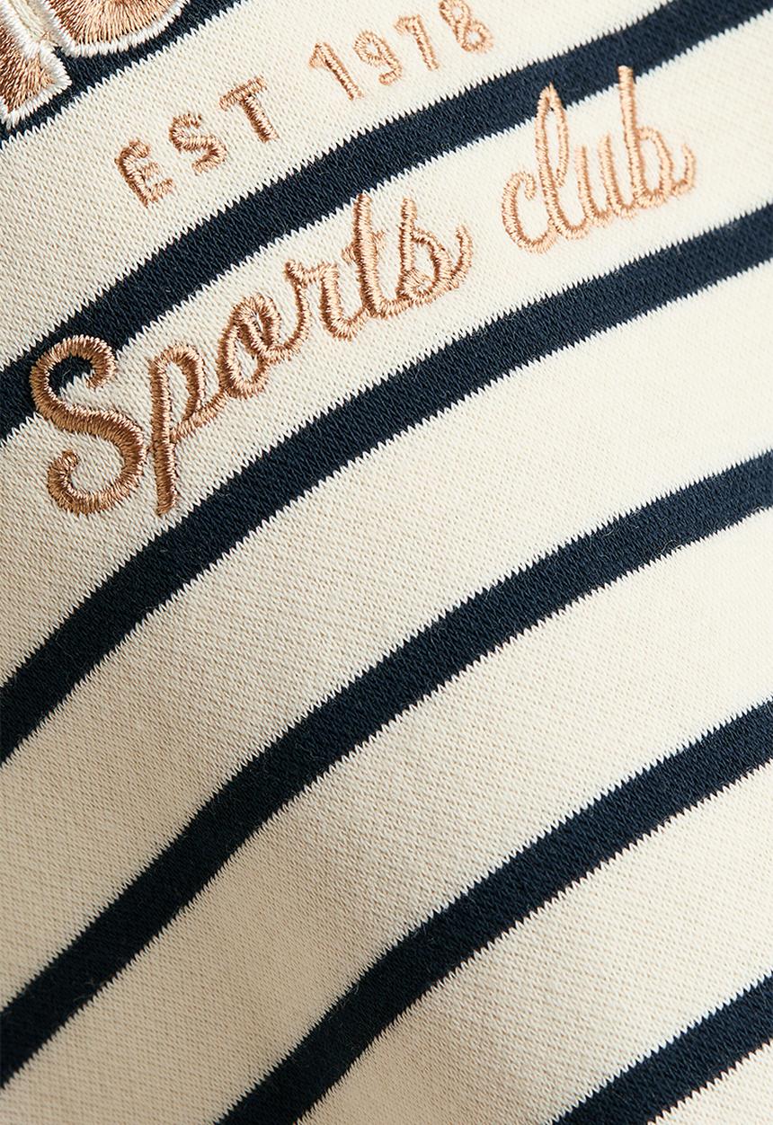 H&M - Motif-detail sweatshirt - white/marseille