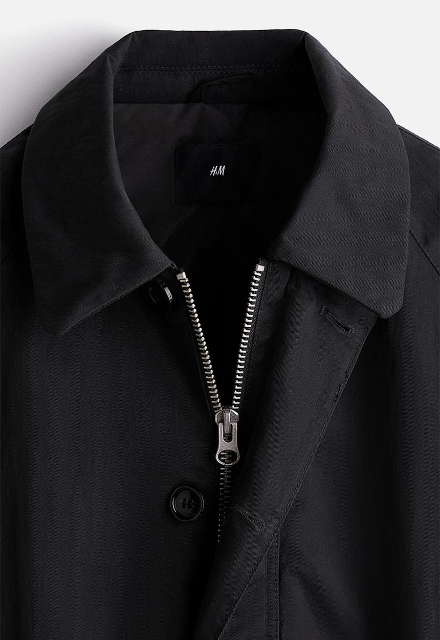 H&M - Padded twill jacket - dark grey