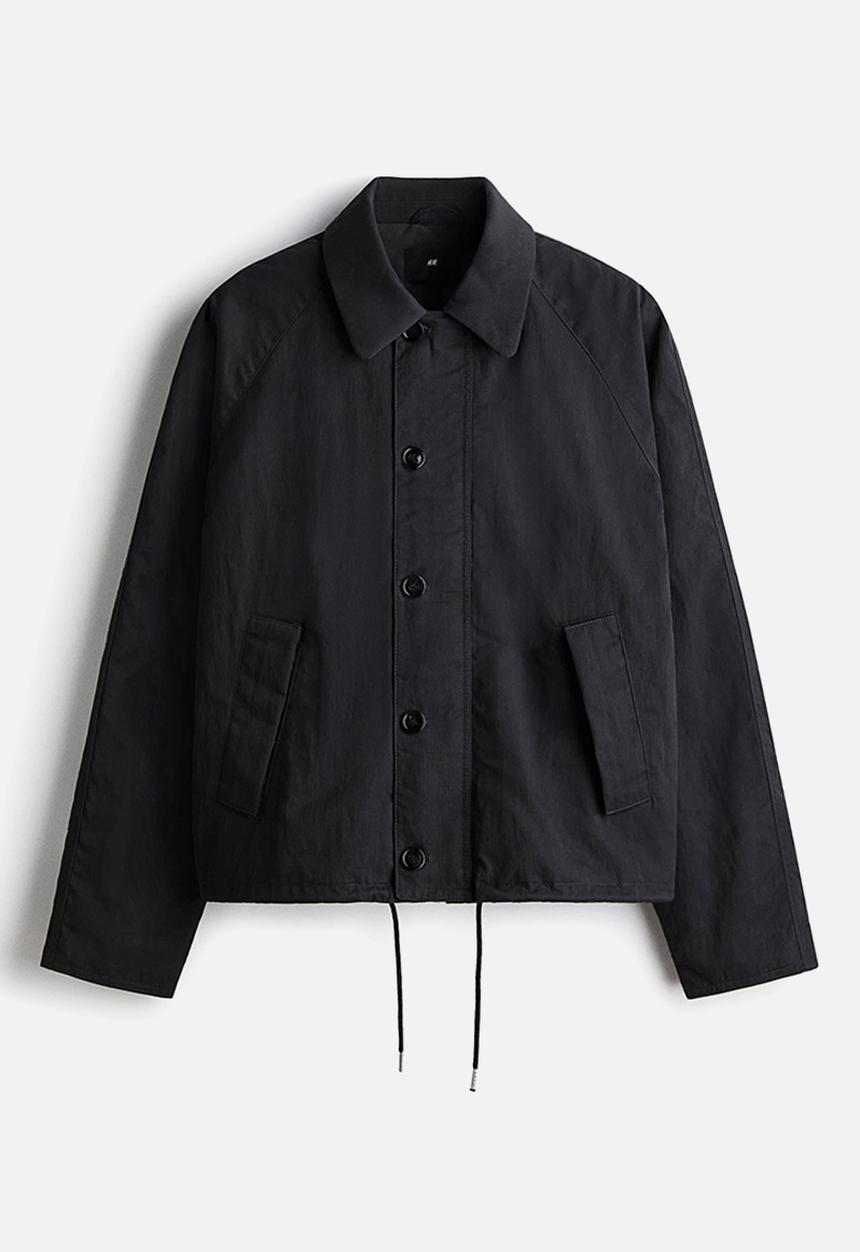 H&M - Padded twill jacket - dark grey