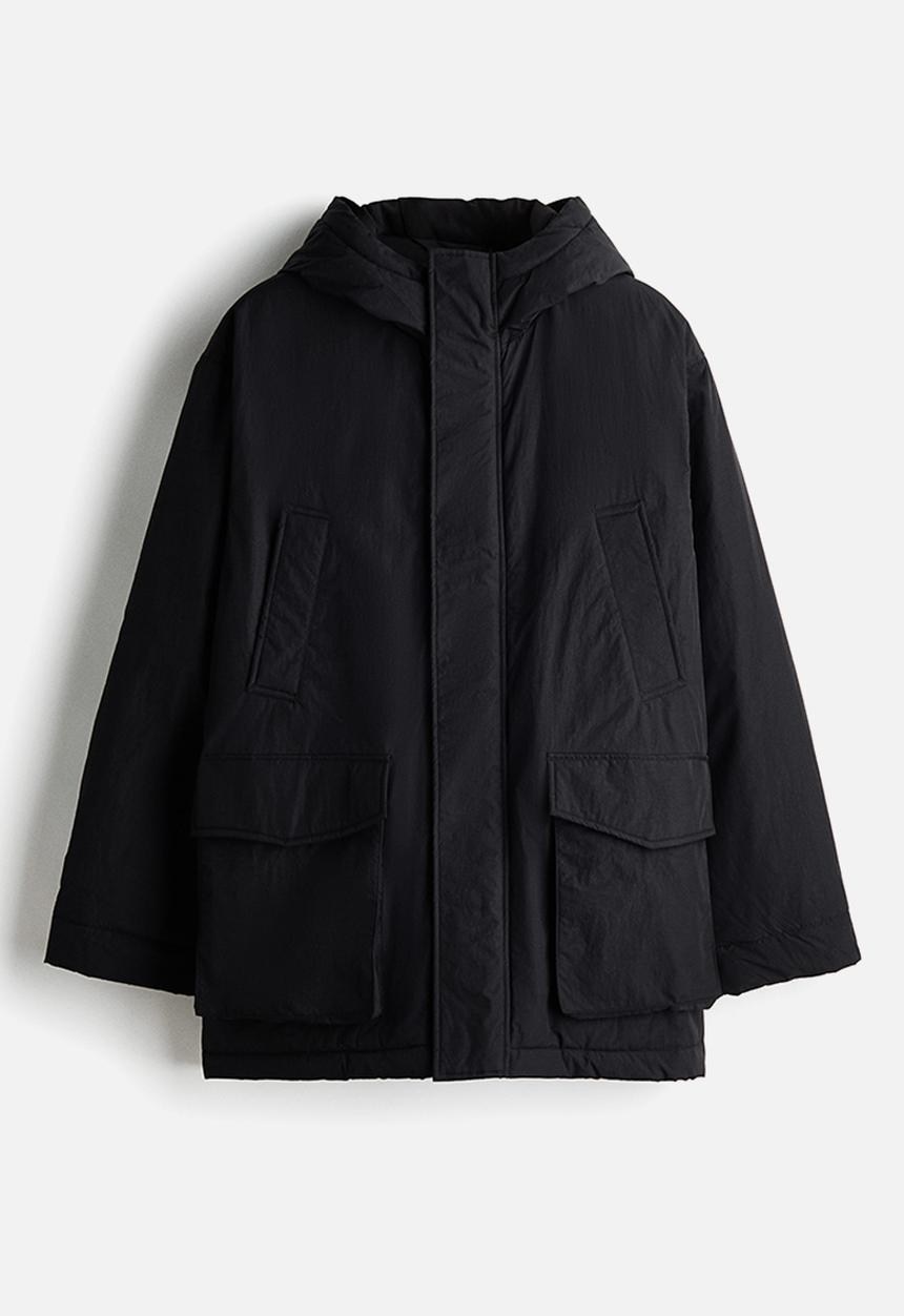 H&M - Water-repellent padded parka - black
