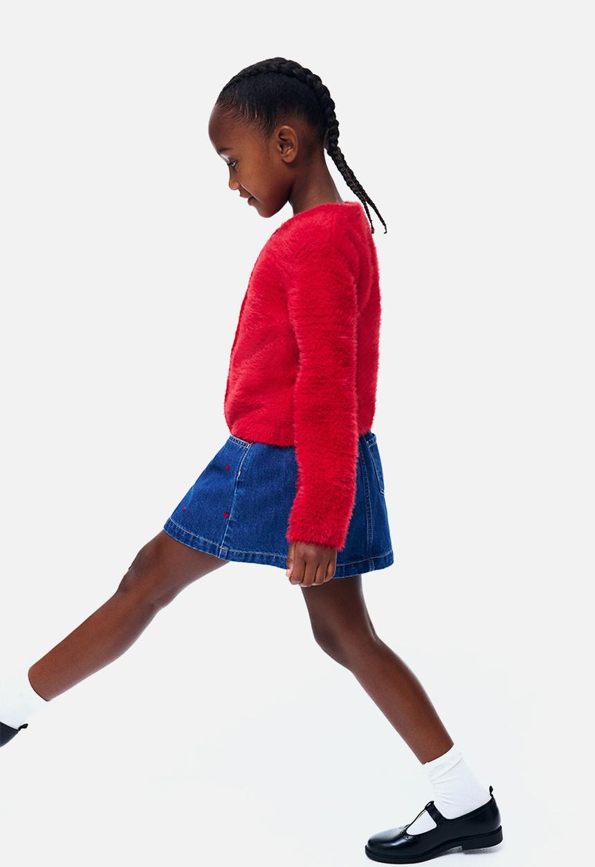 H&M - Fluffy cardigan - red