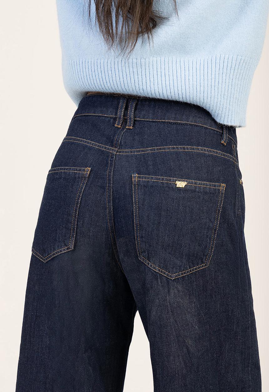 SISSY BOY - Cleo Slouchy Wide Leg Jeans - Forever Blue