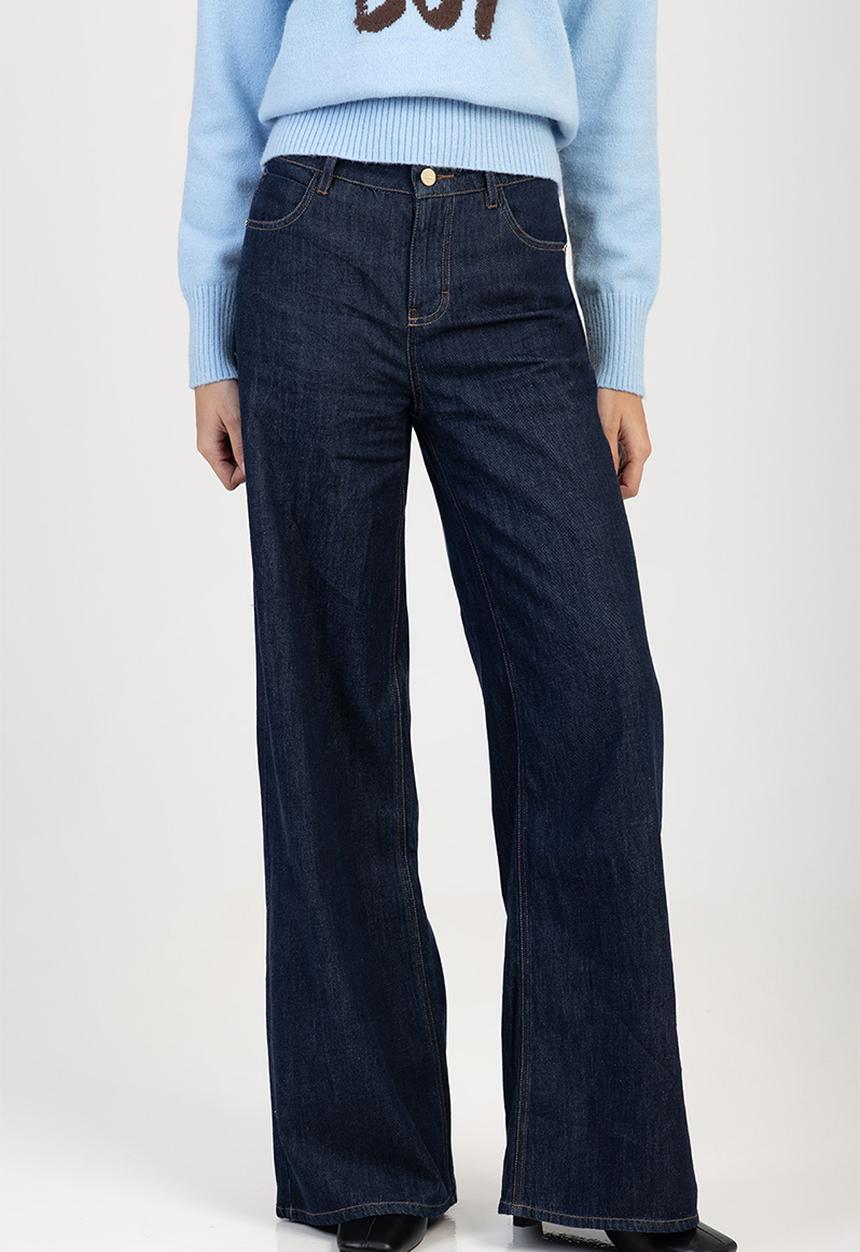 SISSY BOY - Cleo Slouchy Wide Leg Jeans - Forever Blue
