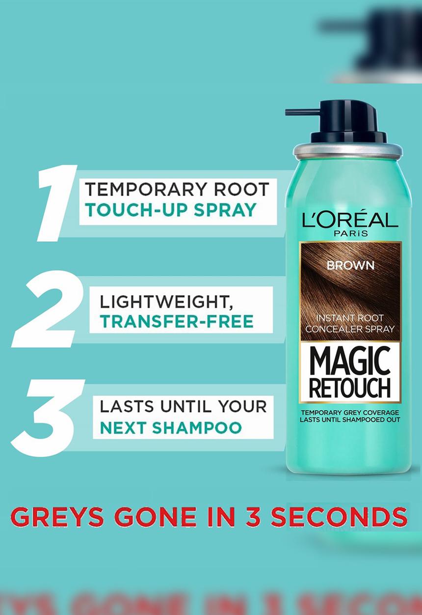 L'Oreal Paris - Magic Retouch Colour Spray - Brown
