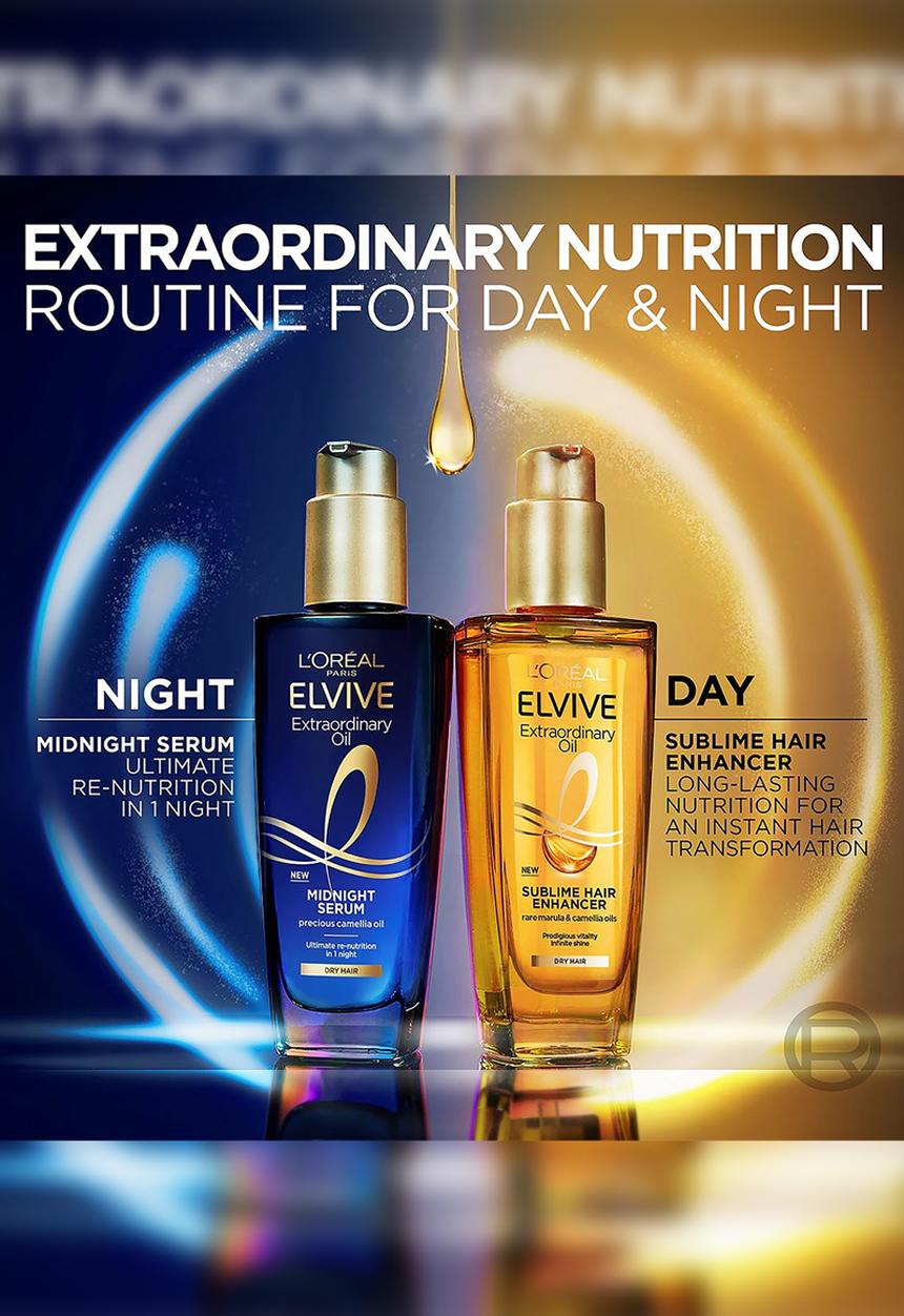 L'Oreal Paris - Elvive Extraordinary Oil Midnight Serum - 100ml