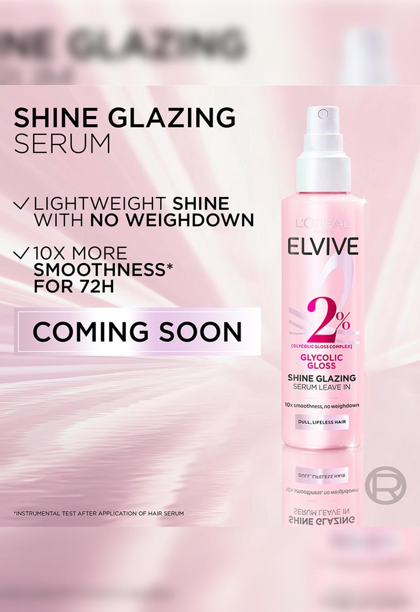 L'Oreal Paris - Elvive Glycolic Gloss Serum - 150ml